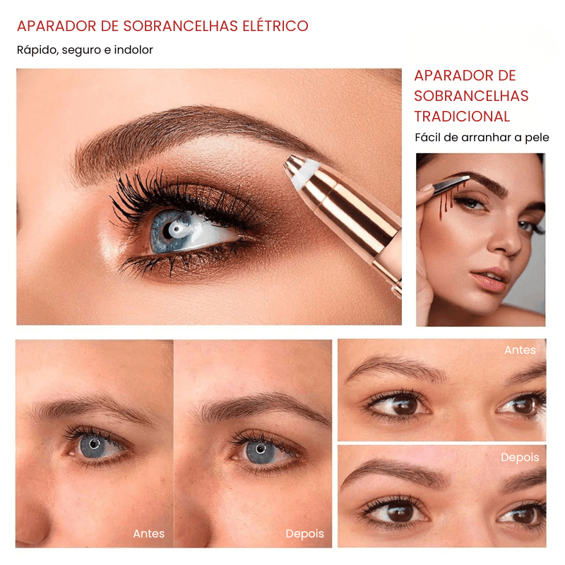 AllureGlam  8 em 1 - Depilador Elétrico Indolor Feminino