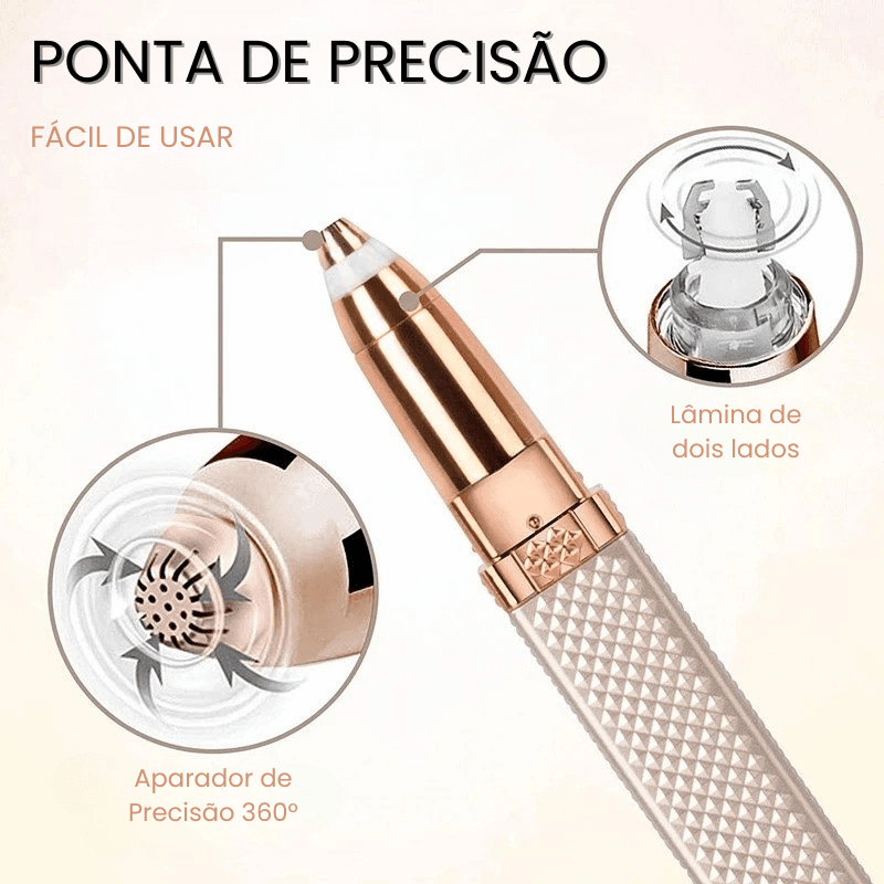 AllureGlam  8 em 1 - Depilador Elétrico Indolor Feminino