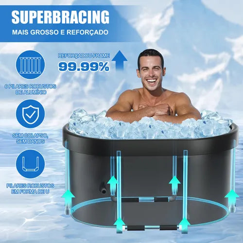 Cryonix™ - Banheira de Gelo que Acelera sua Performance | Giophi