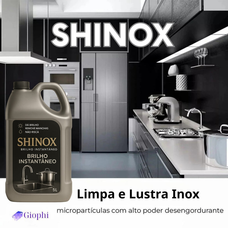 Shinox – Brilho Instantâneo para Inox e Cromado | Giophi