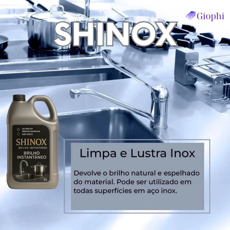 Shinox – Brilho Instantâneo para Inox e Cromado | Giophi
