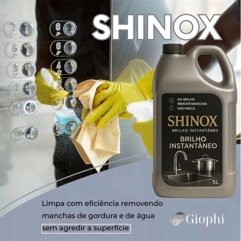 Shinox – Brilho Instantâneo para Inox e Cromado | Giophi
