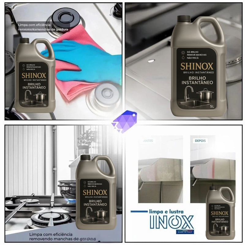 Shinox – Brilho Instantâneo para Inox e Cromado | Giophi