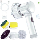 CleanBrush Pro | Escova Elétrica 5 em 1 Limpeza Pesada Sem Esforço