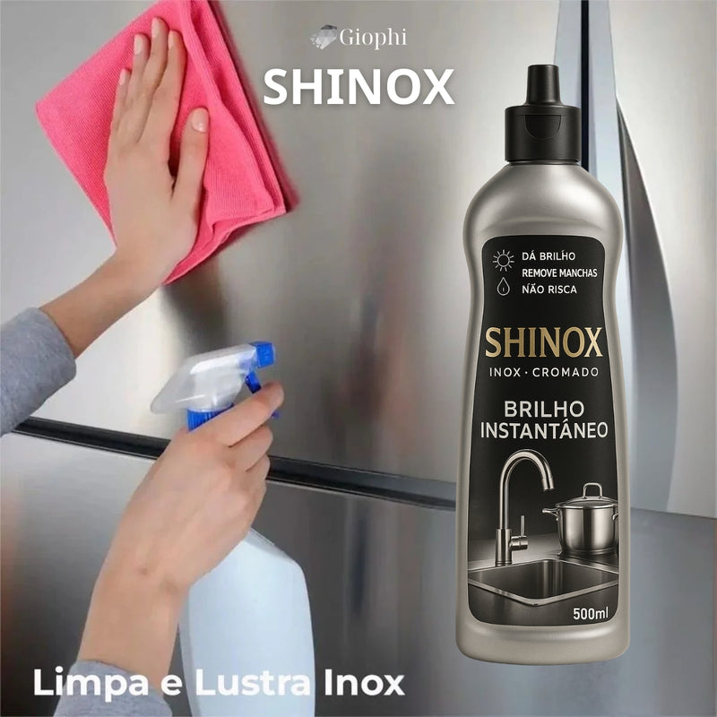 Shinox – Brilho Instantâneo para Inox e Cromado | Giophi