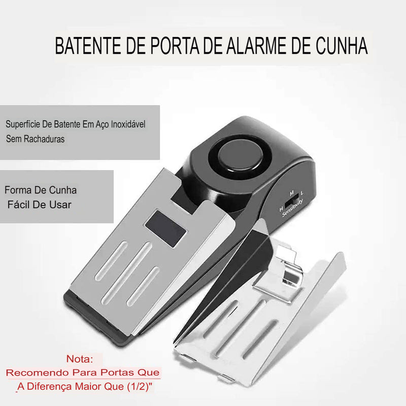 DoorBlock Pro™ – Trava de Porta com Alarme Sonoro 120dB